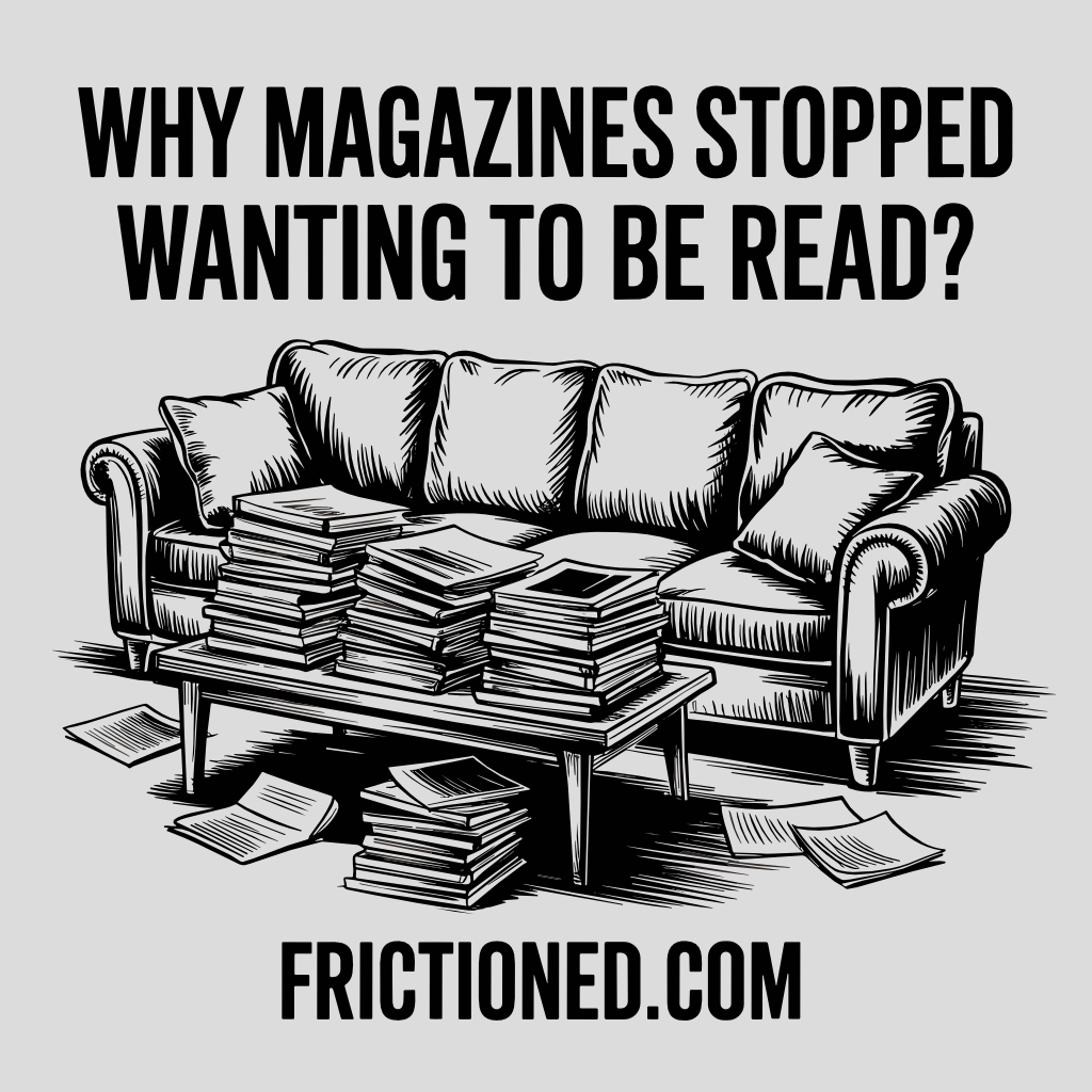 Why Magazines Stopped Wanting to Be Read?