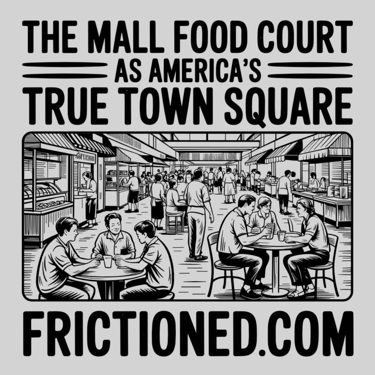 The Mall Food Court as America’s True Town Square